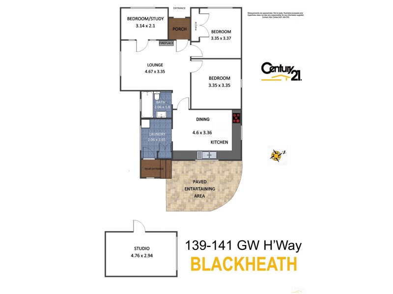 139-141 Great Western Hwy, Blackheath NSW 2785 Floorplan