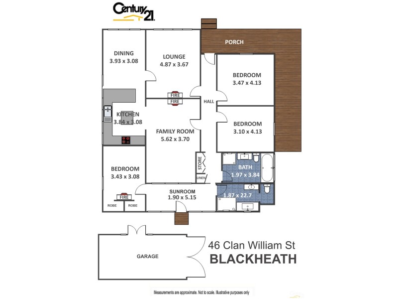 46 Clanwilliam St, Blackheath NSW 2785 Floorplan