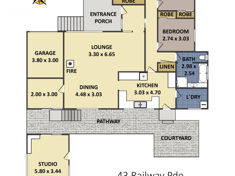 43 Railway Parade, Katoomba NSW 2780 Floorplan