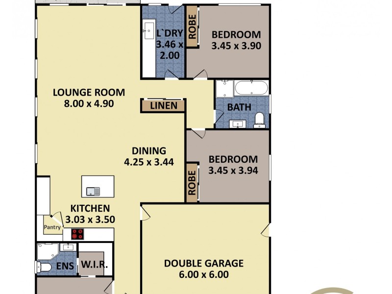 2/14 Eucalypt Place, South Bowenfels NSW 2790 Floorplan