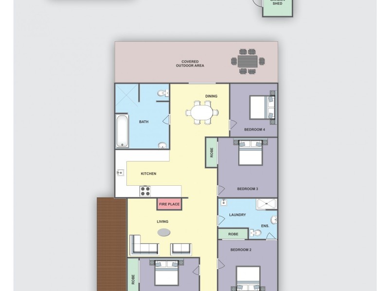 1252 Gloucester Road, Wingham NSW 2429 Floorplan