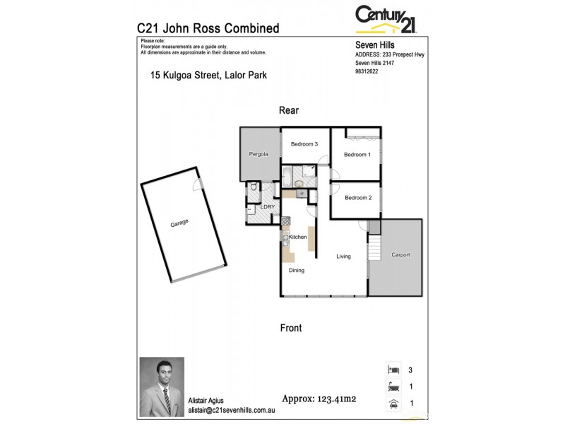 15 Kulgoa Street, Lalor Park NSW 2147 Floorplan