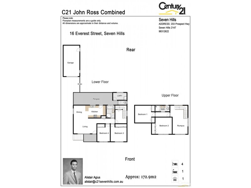 16 Everest Street, Seven Hills NSW 2147 Floorplan