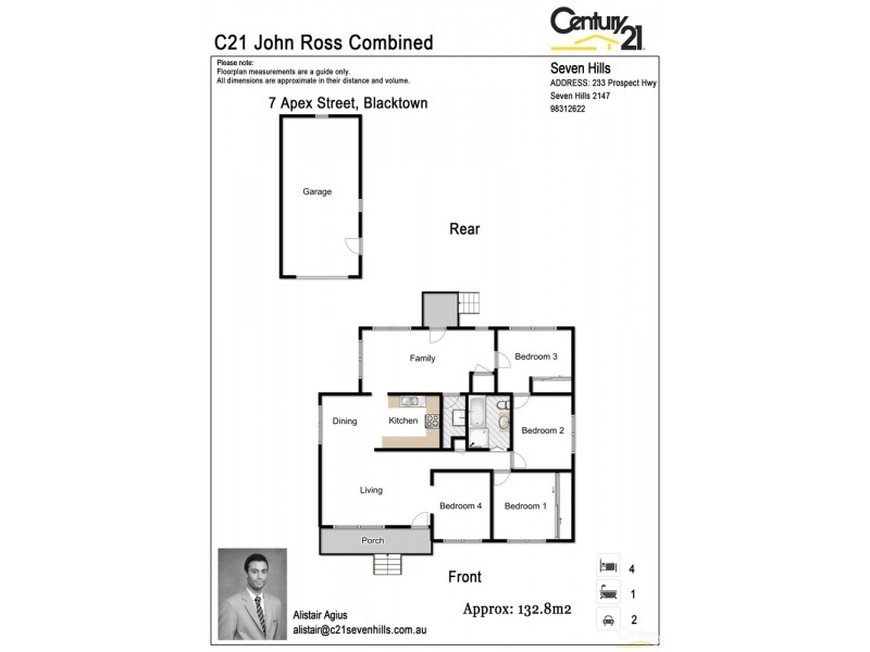 7 Apex Street, Blacktown NSW 2148 Floorplan