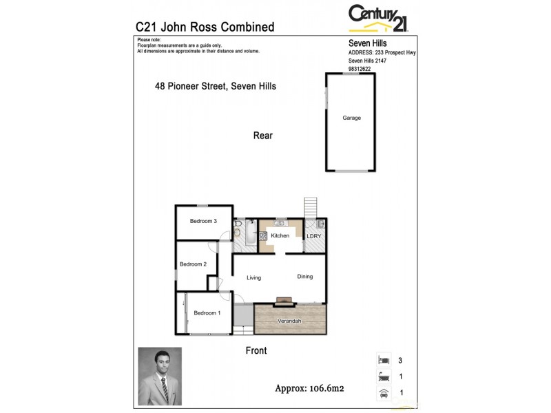 48 Pioneer Street, Seven Hills NSW 2147 Floorplan