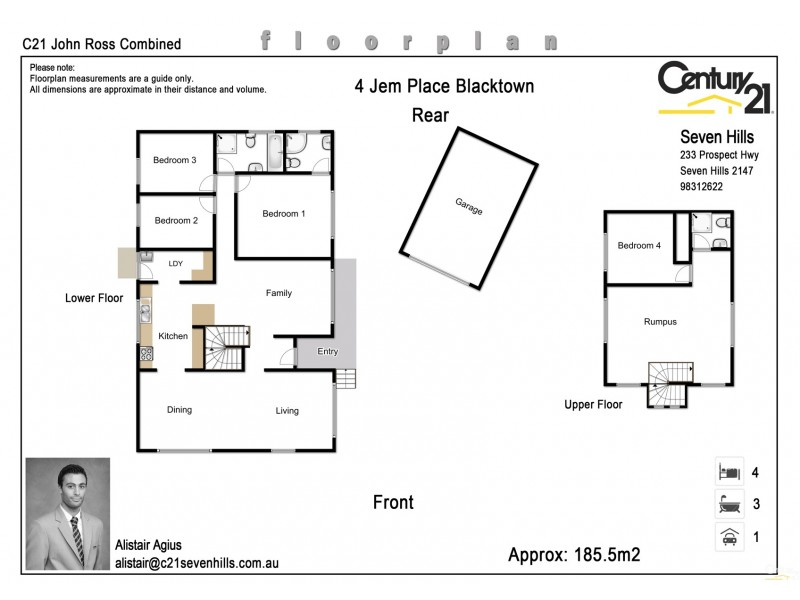 4 Jem Place, Blacktown NSW 2148 Floorplan