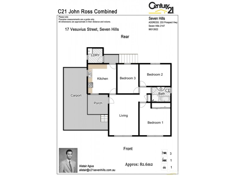 17 Vesuvius Street, Seven Hills NSW 2147 Floorplan