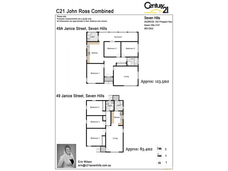 49/49a Janice Street, Seven Hills NSW 2147 Floorplan