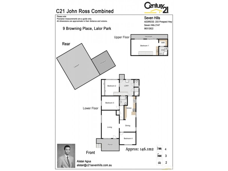 9 Browning Place, Lalor Park NSW 2147 Floorplan