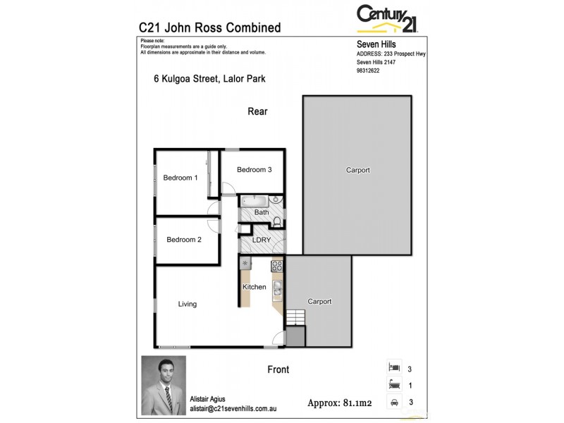 6 Kulgoa Street, Lalor Park NSW 2147 Floorplan