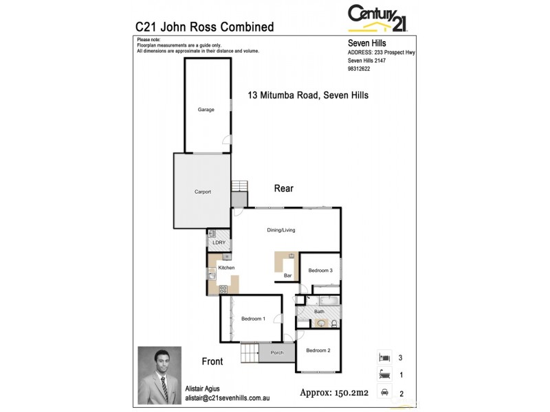 13 Mitumba Road, Seven Hills NSW 2147 Floorplan