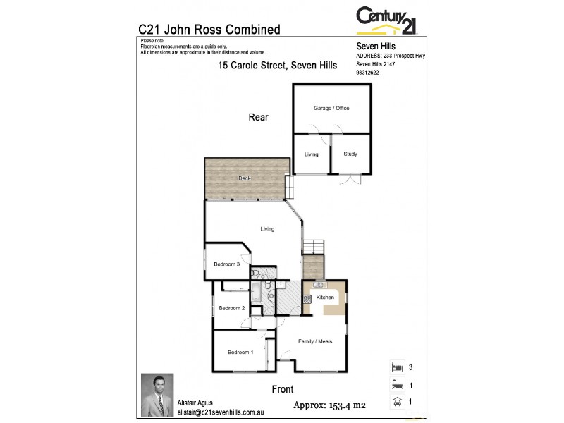 15 Carole Street, Seven Hills NSW 2147 Floorplan