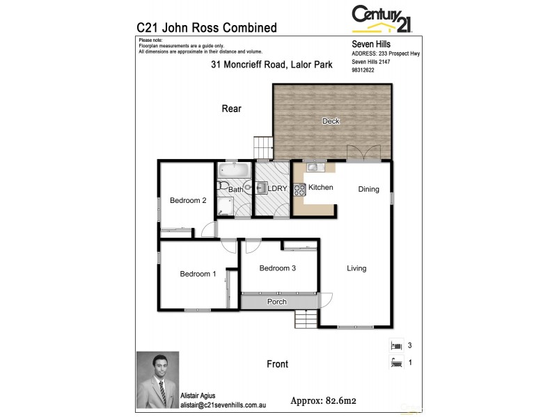 31 Moncrieff Road, Lalor Park NSW 2147 Floorplan