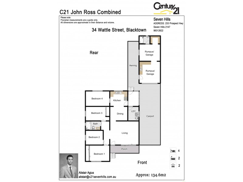 34 Wattle Street, Blacktown NSW 2148 Floorplan