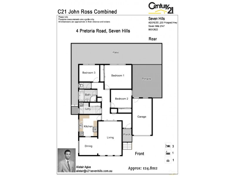 4 Pretoria Road, Seven Hills NSW 2147 Floorplan