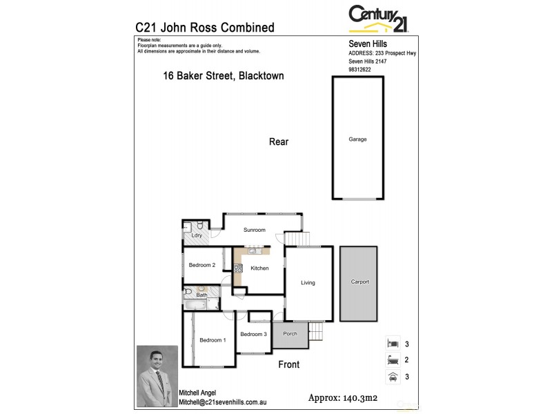 16 Baker Street, Blacktown NSW 2148 Floorplan