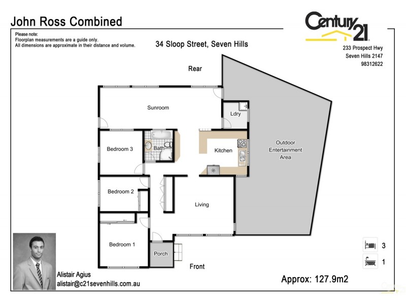 34 Sloop Street, Seven Hills NSW 2147 Floorplan