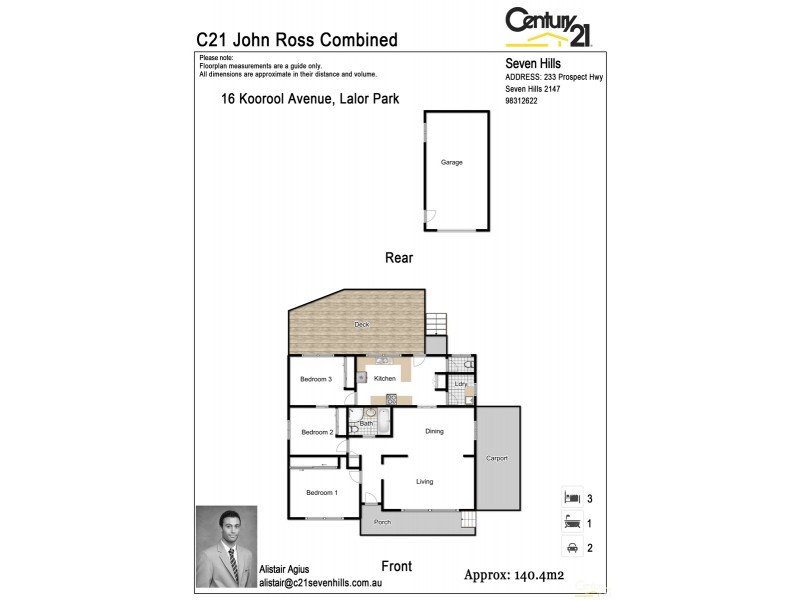 16 Koorool Avenue, Lalor Park NSW 2147 Floorplan