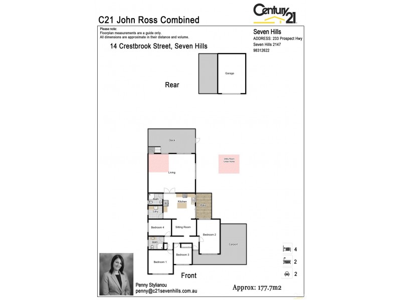 14 Crestbrook Street, Seven Hills NSW 2147 Floorplan
