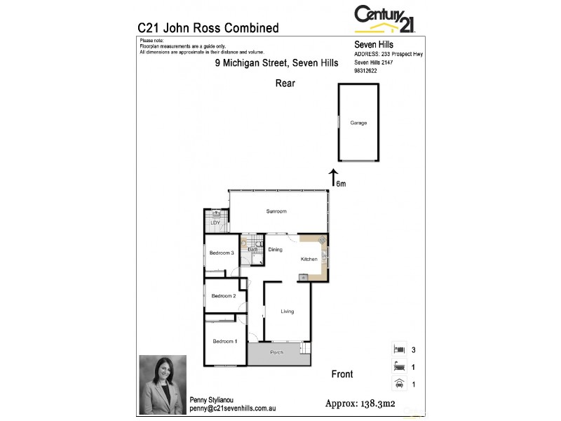 9 Michigan Road, Seven Hills NSW 2147 Floorplan