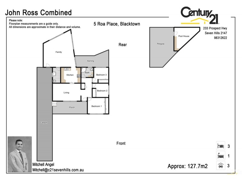 5 Roa Place, Blacktown NSW 2148 Floorplan