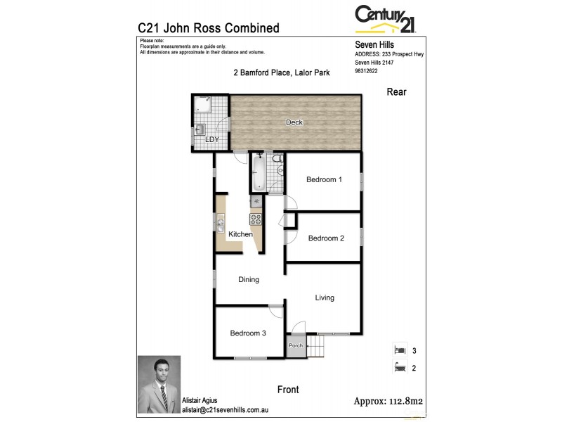 2 Bamford Place, Lalor Park NSW 2147 Floorplan