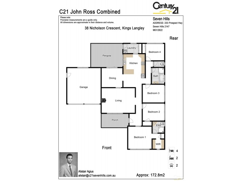38 Nicholson Crescent, Kings Langley NSW 2147 Floorplan