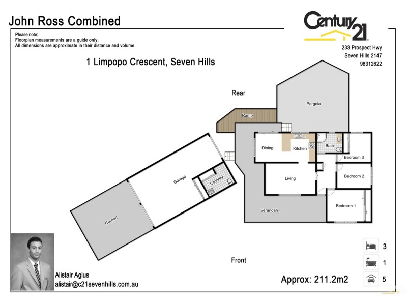 1 Limpopo Crescent, Seven Hills NSW 2147 Floorplan