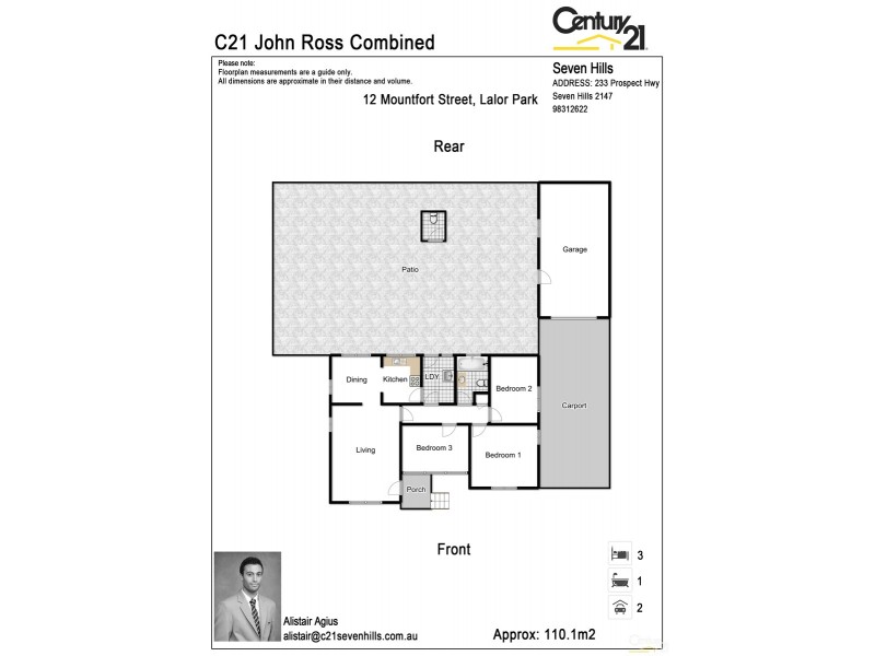 12 Mountfort Street, Lalor Park NSW 2147 Floorplan