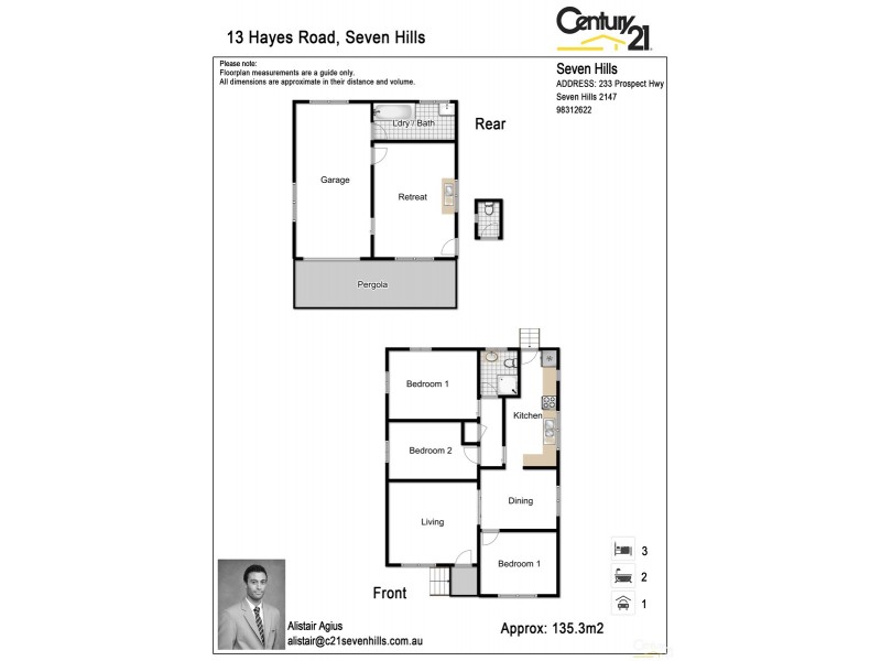 13 Hayes Road, Seven Hills NSW 2147 Floorplan