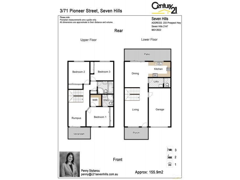 3/71 Pioneer Street, Seven Hills NSW 2147 Floorplan
