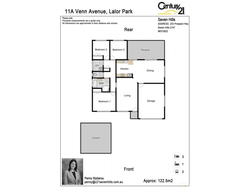 11A Venn Avenue, Lalor Park NSW 2147 Floorplan