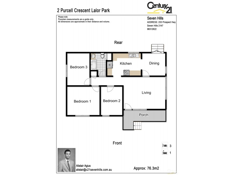 2 Purcell Crescent, Lalor Park NSW 2147 Floorplan