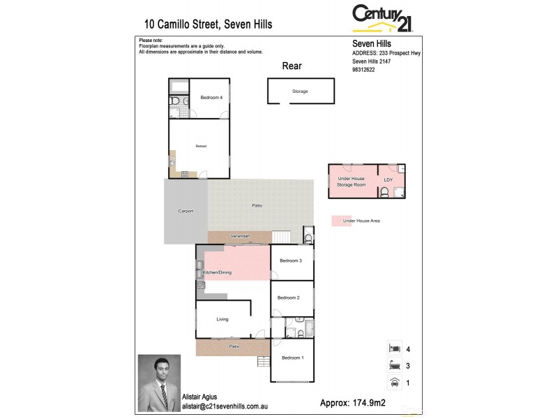 10 Camillo Street, Seven Hills NSW 2147 Floorplan