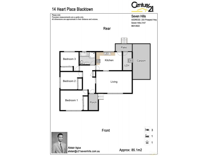 14 Heart Place, Blacktown NSW 2148 Floorplan