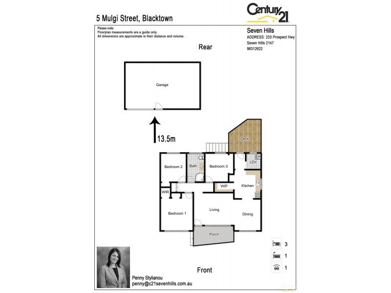 5 Mulgi Street, Blacktown NSW 2148 Floorplan