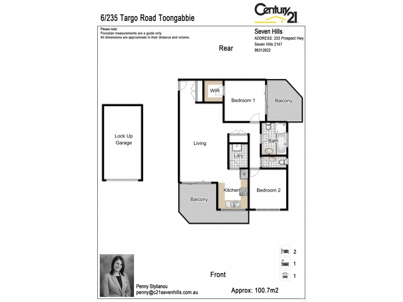 6/235 Targo Road, Toongabbie NSW 2146 Floorplan