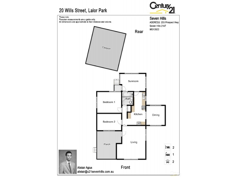 20 Wills Street, Lalor Park NSW 2147 Floorplan