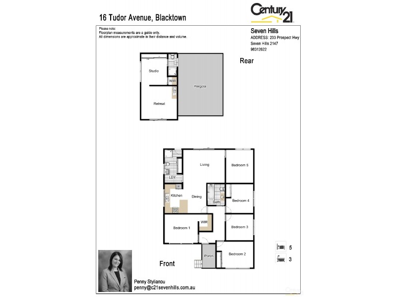 16 Tudor Avenue, Blacktown NSW 2148 Floorplan