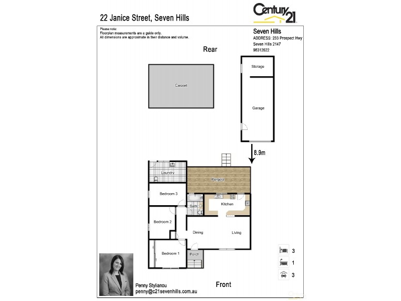 22 Janice Street, Seven Hills NSW 2147 Floorplan