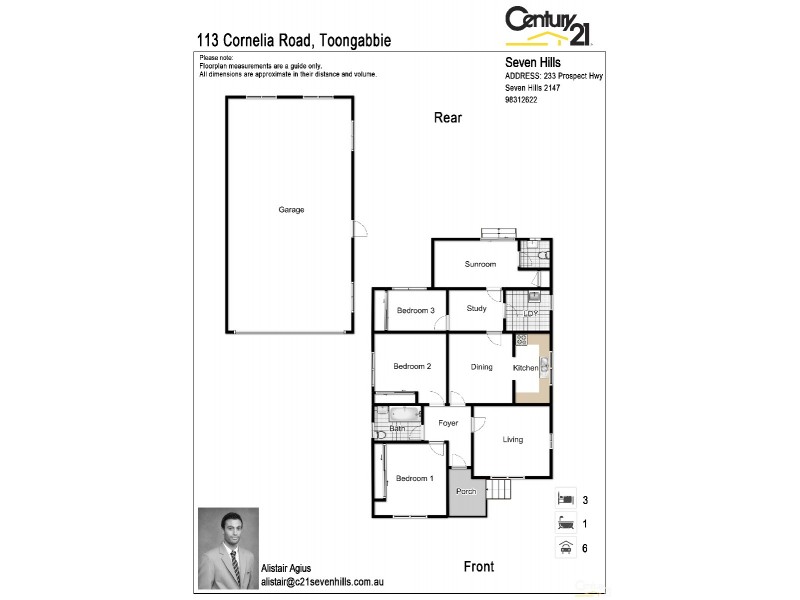 113 Cornelia Road, Toongabbie NSW 2146 Floorplan