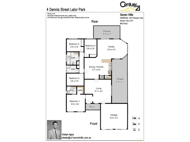 4  Dennis Street, Lalor Park NSW 2147 Floorplan