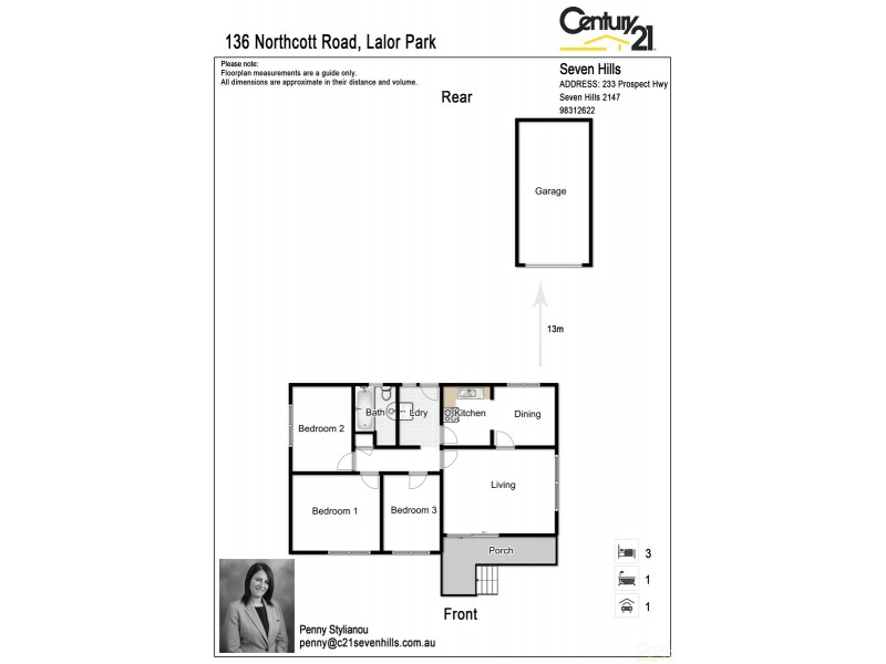 136 Northcott Road, Lalor Park NSW 2147 Floorplan