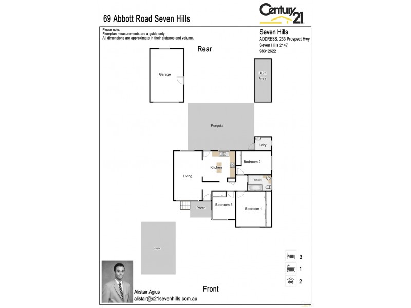 69 Abbott Road, Seven Hills NSW 2147 Floorplan