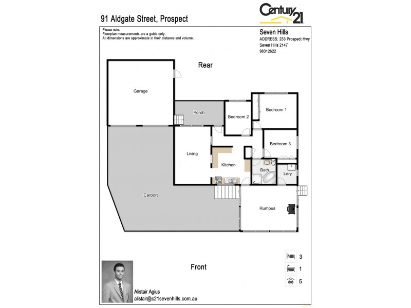 91 Aldgate Street, Prospect NSW 2148 Floorplan