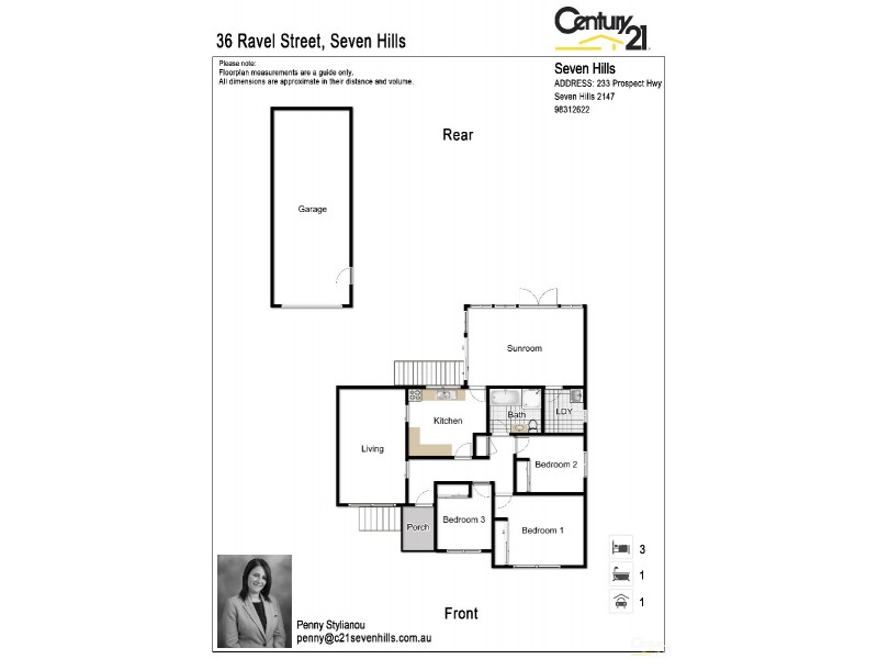 36  Ravel Street, Seven Hills NSW 2147 Floorplan