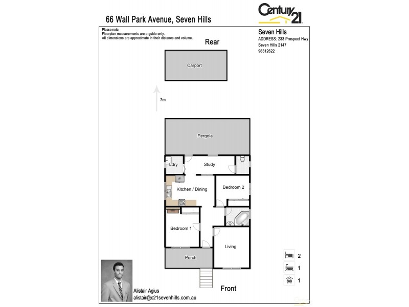 66 Wall Park Avenue, Seven Hills NSW 2147 Floorplan