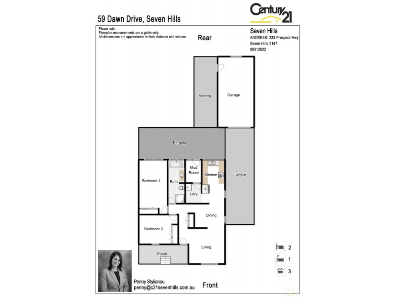 59 Dawn Drive, Seven Hills NSW 2147 Floorplan