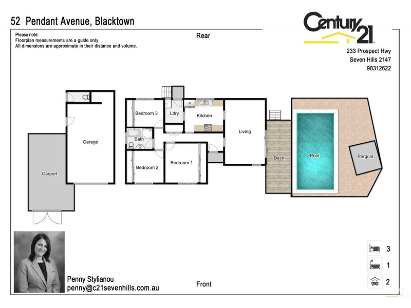 52 Pendant Avenue, Blacktown NSW 2148 Floorplan