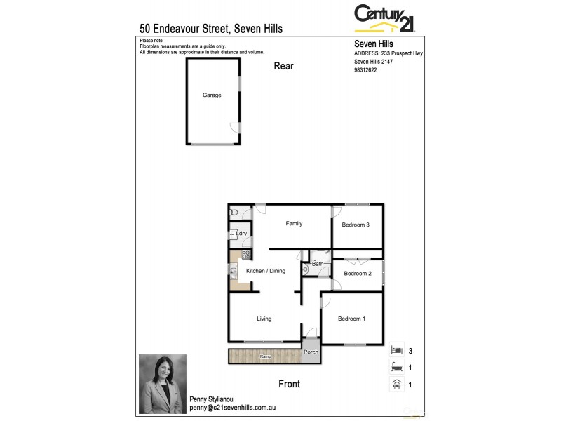 50 Endeavour Street, Seven Hills NSW 2147 Floorplan